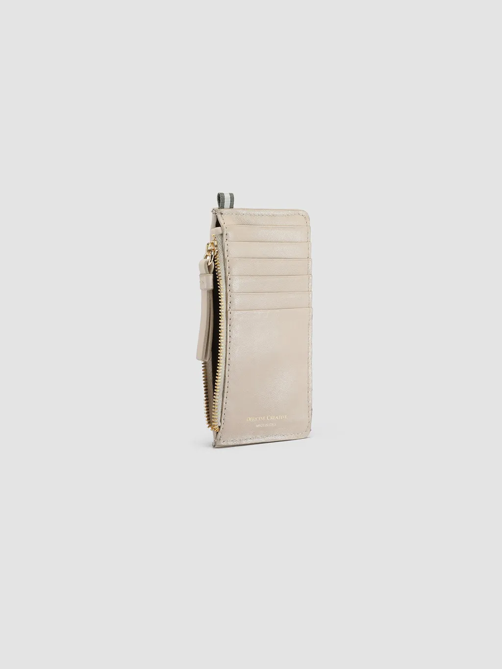 Women Officine Creative JULIET 103 - White Woven Leather Card Holder