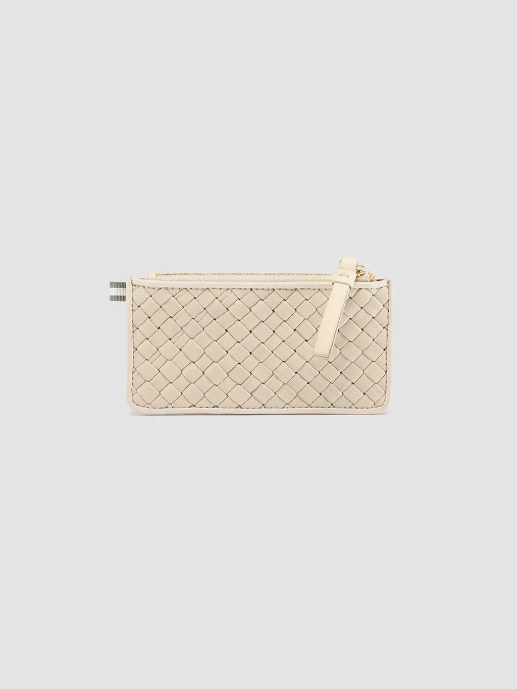Women Officine Creative JULIET 103 - White Woven Leather Card Holder
