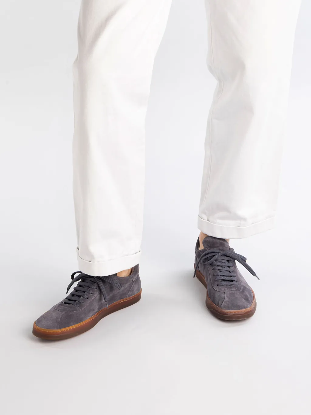 Officine Creative KARMA 015 - Green Suede Low Top Sneakers
