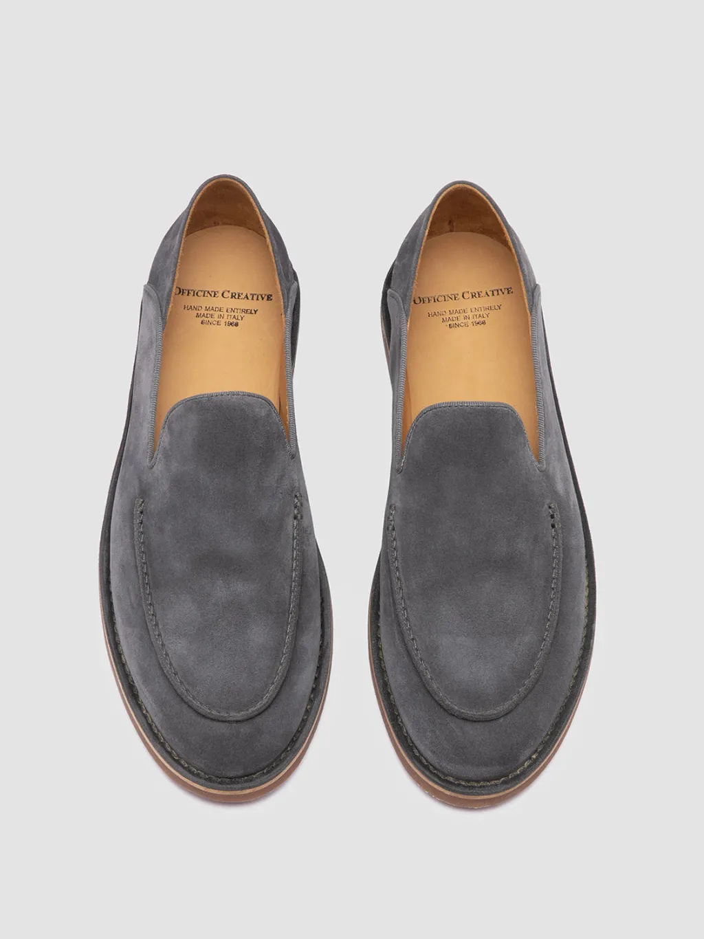 Officine Creative KENT 007 - Blue Suede Loafers