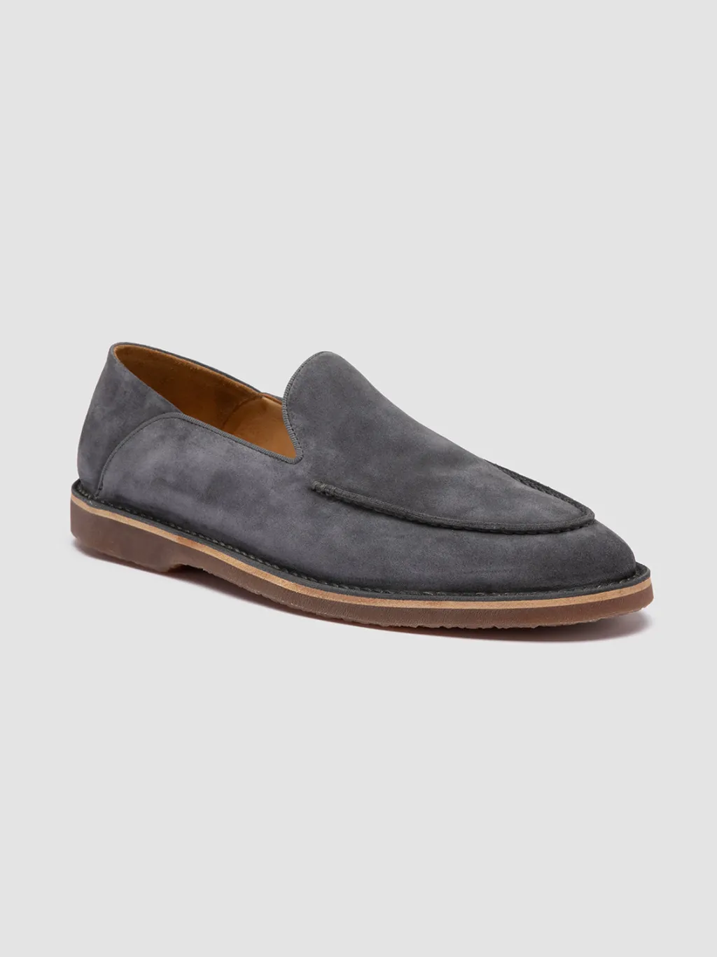 Officine Creative KENT 007 - Blue Suede Loafers