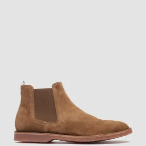 Officine Creative KENT 005 - Brown Suede Chelsea Boots