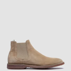 Officine Creative KENT 005 - Taupe Suede Chelsea Boots