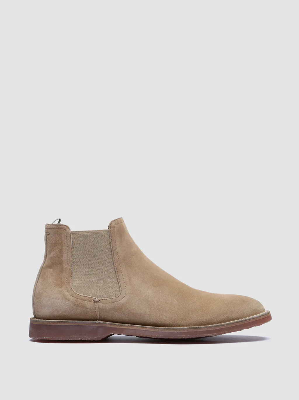 Officine Creative KENT 005 - Taupe Suede Chelsea Boots