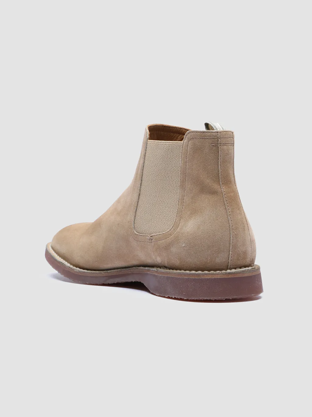 Officine Creative KENT 005 - Taupe Suede Chelsea Boots