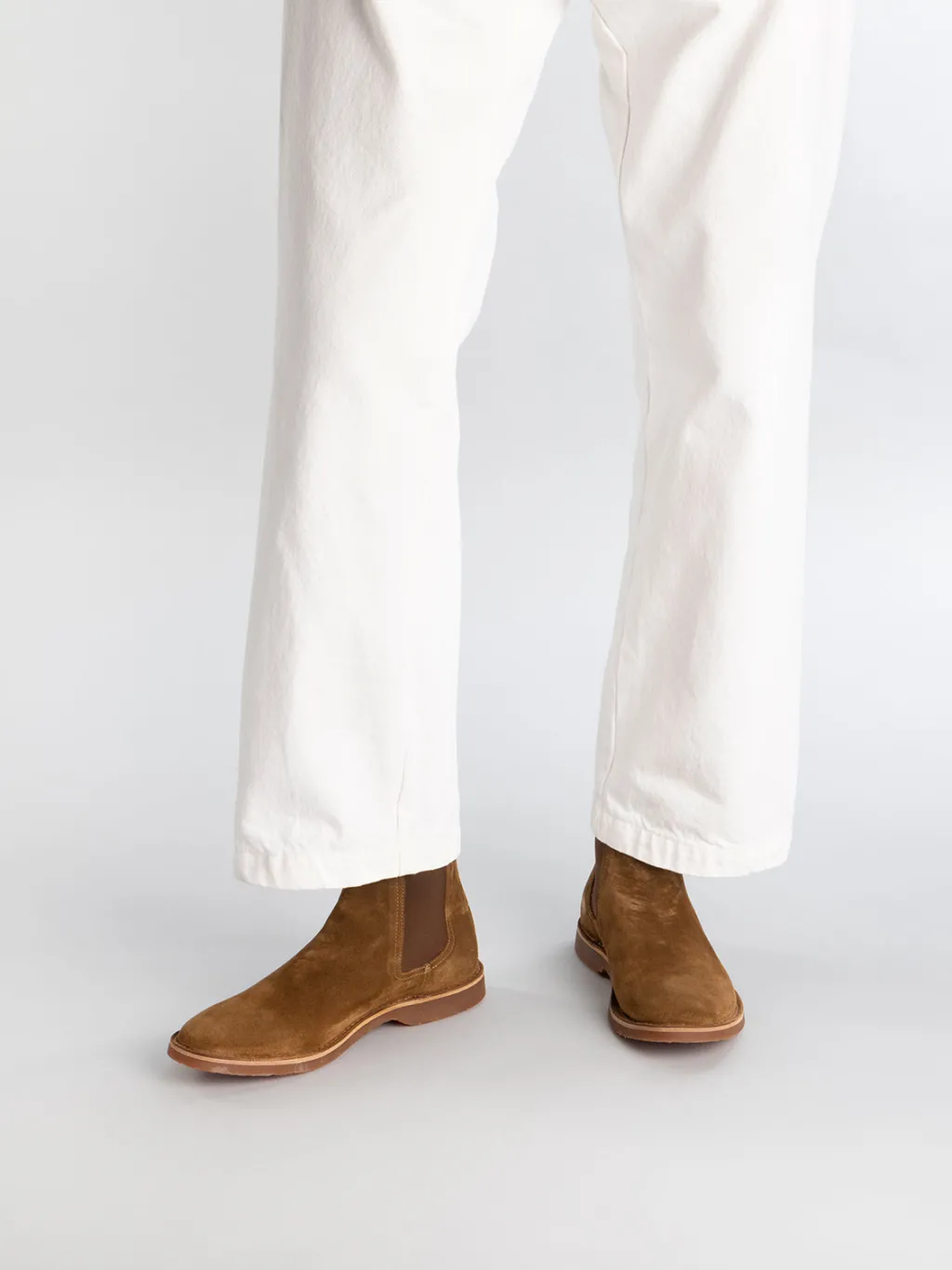 Officine Creative KENT 005 - Taupe Suede Chelsea Boots