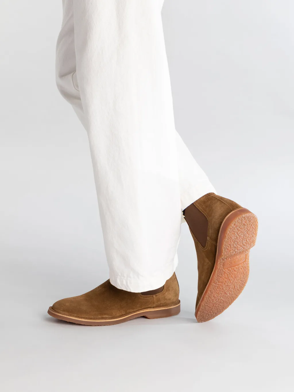 Officine Creative KENT 005 - Taupe Suede Chelsea Boots
