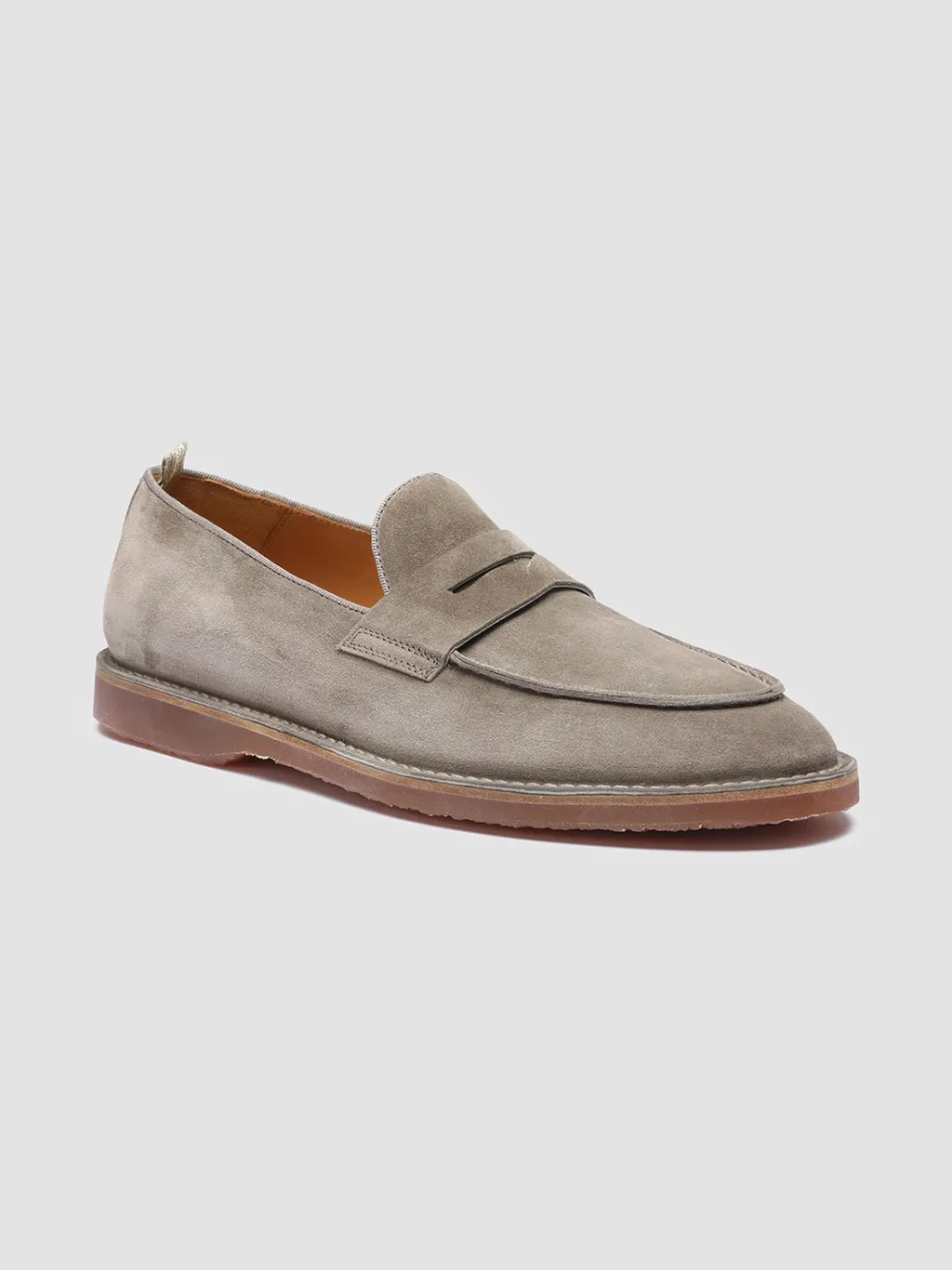 Officine Creative KENT 008 - Taupe Suede Loafers