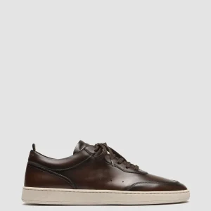 Officine Creative KRIS LUX 001 - Brown Leather Sneakers