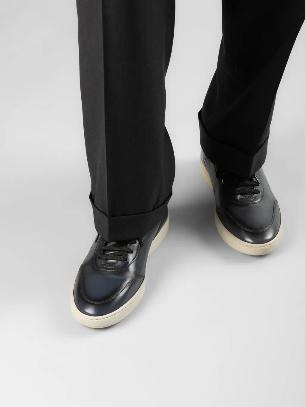 Officine Creative KRIS LUX 001 - Brown Leather Sneakers