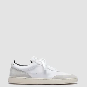 Officine Creative KRIS LUX 001 - White Leather And Suede Sneakers