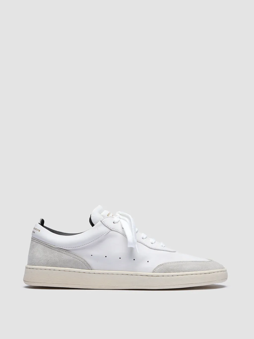 Officine Creative KRIS LUX 001 - White Leather And Suede Sneakers