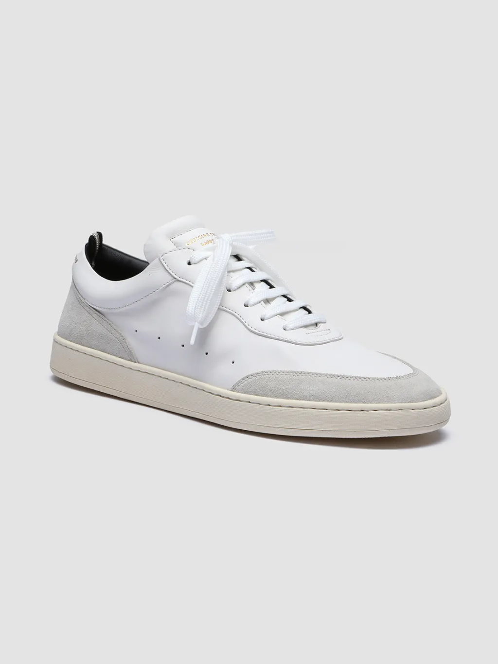 Officine Creative KRIS LUX 001 - White Leather And Suede Sneakers