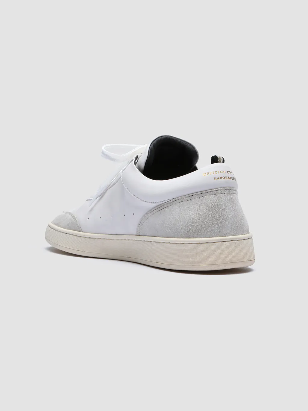 Officine Creative KRIS LUX 001 - White Leather And Suede Sneakers