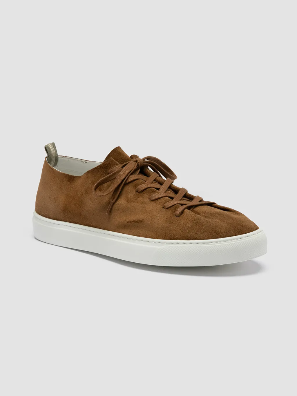 Officine Creative LEGGERA 001 - Brown Suede Low Top Sneakers