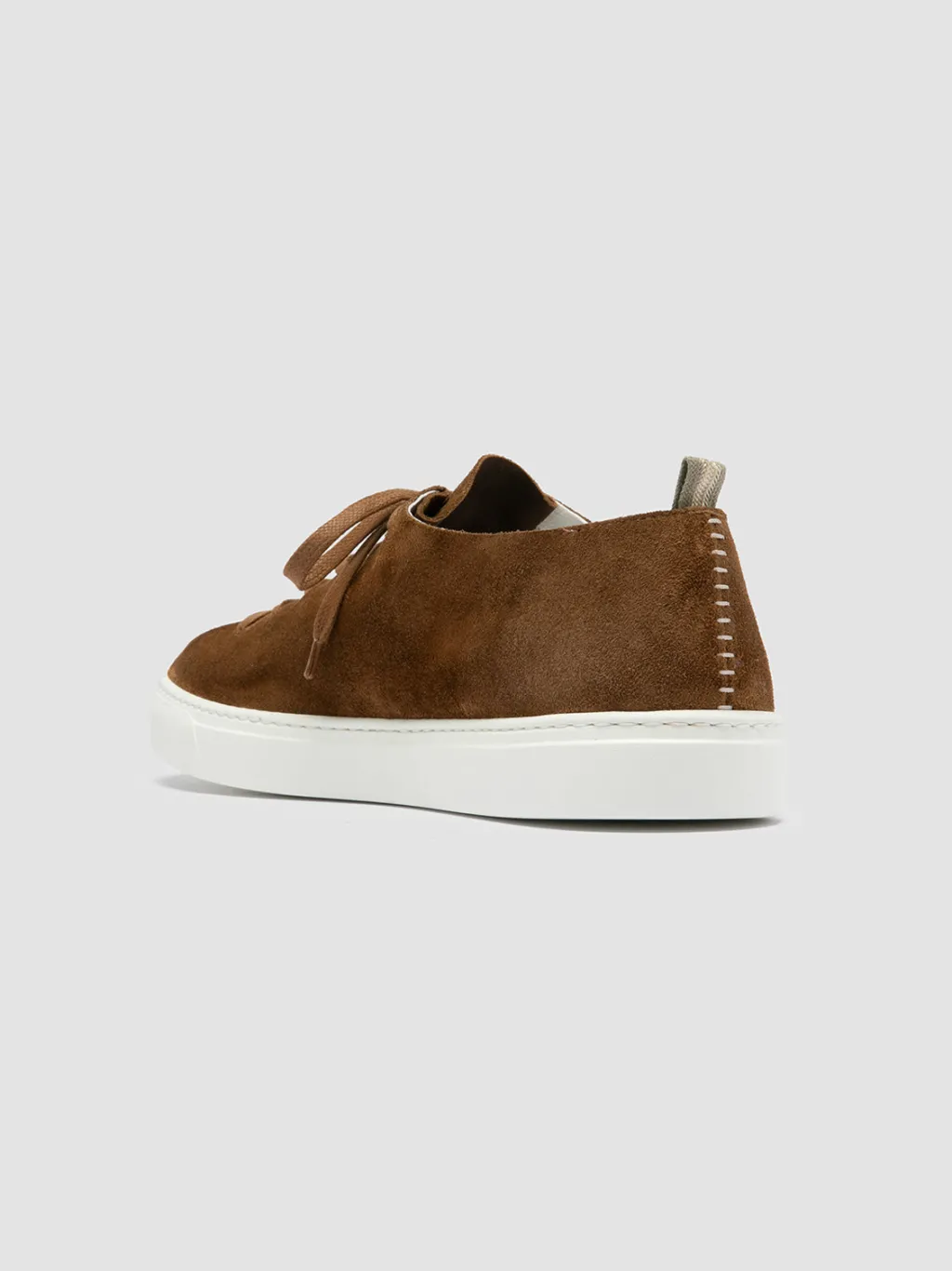 Officine Creative LEGGERA 001 - Brown Suede Low Top Sneakers