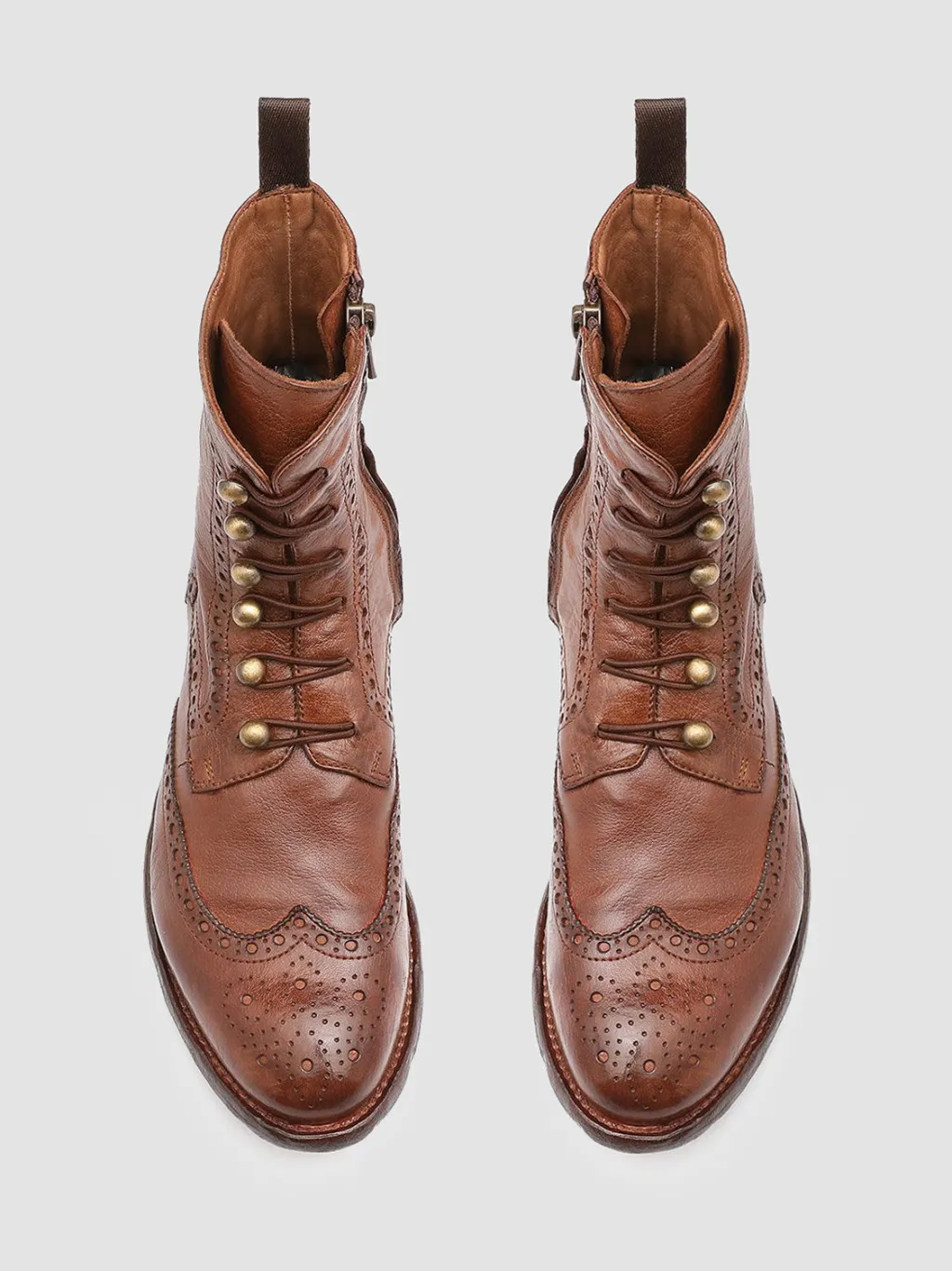 Women Officine Creative LEXIKON 131 - Brown Leather Booties