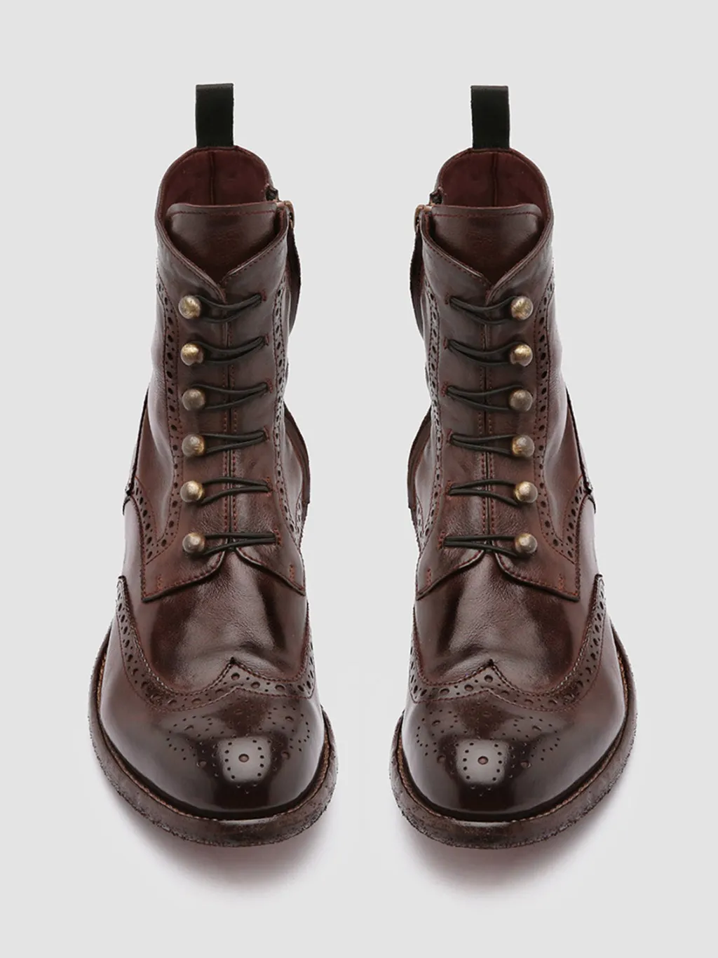 Women Officine Creative LEXIKON 131 - Brown Leather Booties