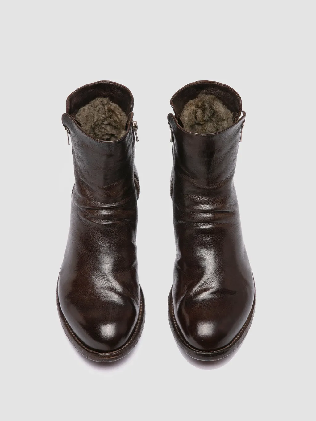 Women Officine Creative LEXIKON 097 - Brown Leather Booties
