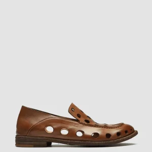 Women Officine Creative LEXIKON 542 - Brown Leather Loafers
