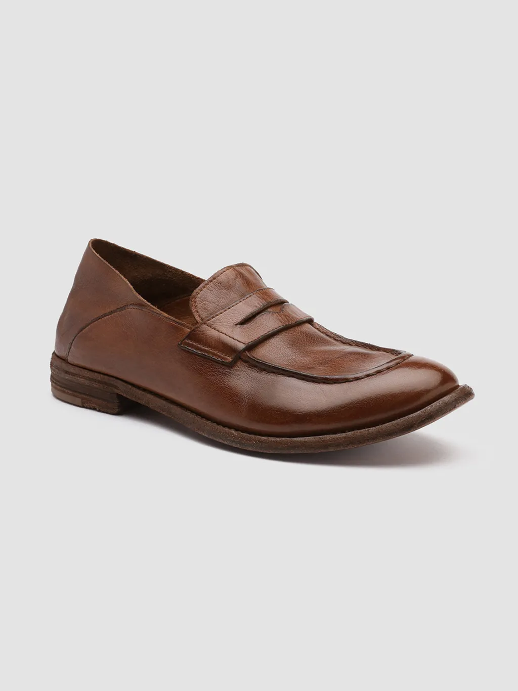 Women Officine Creative LEXIKON 516 - Brown Woven Leather Loafers
