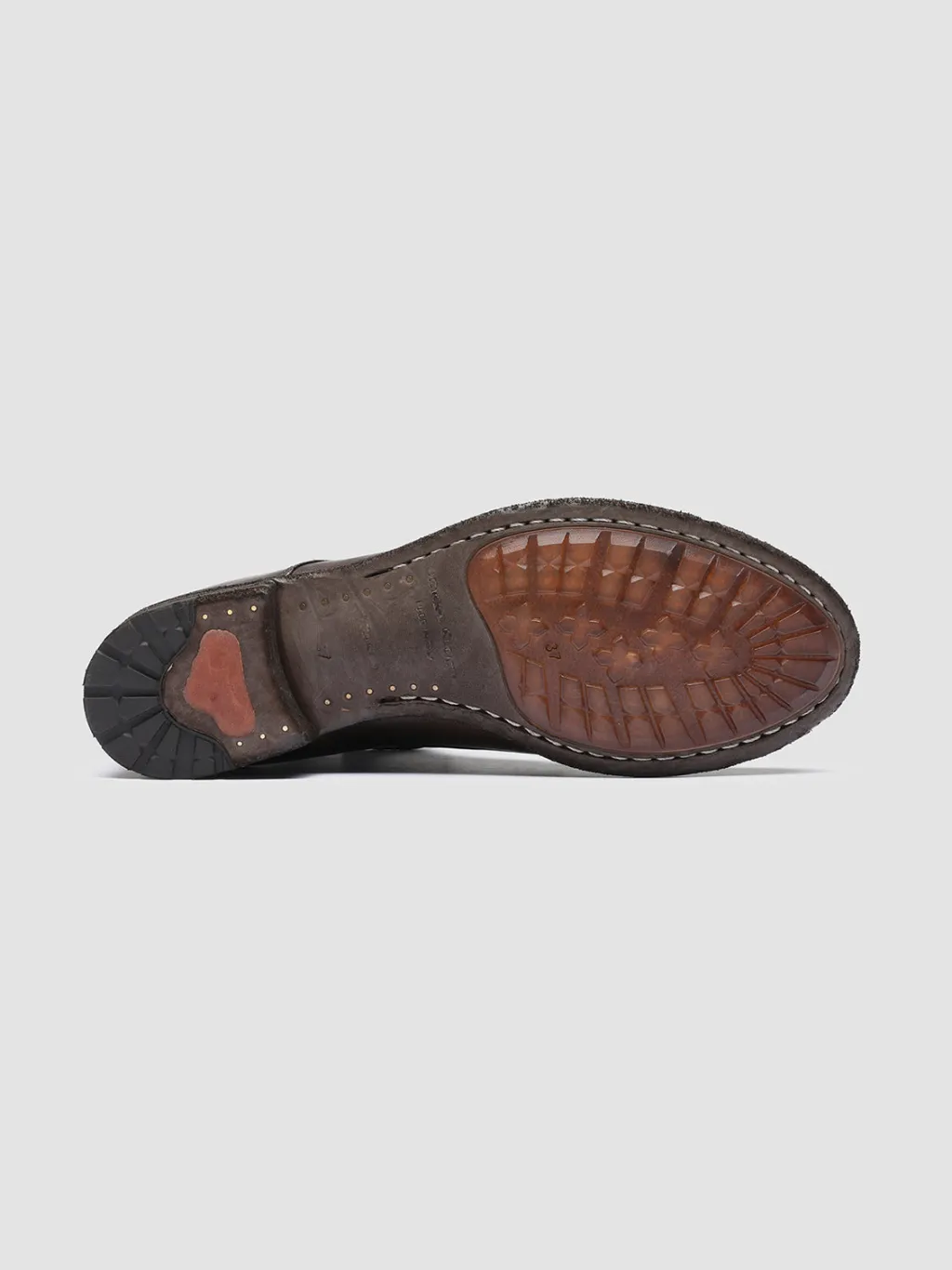 Women Officine Creative LEXIKON 123 - Brown Zipped Leather Ankle Boots