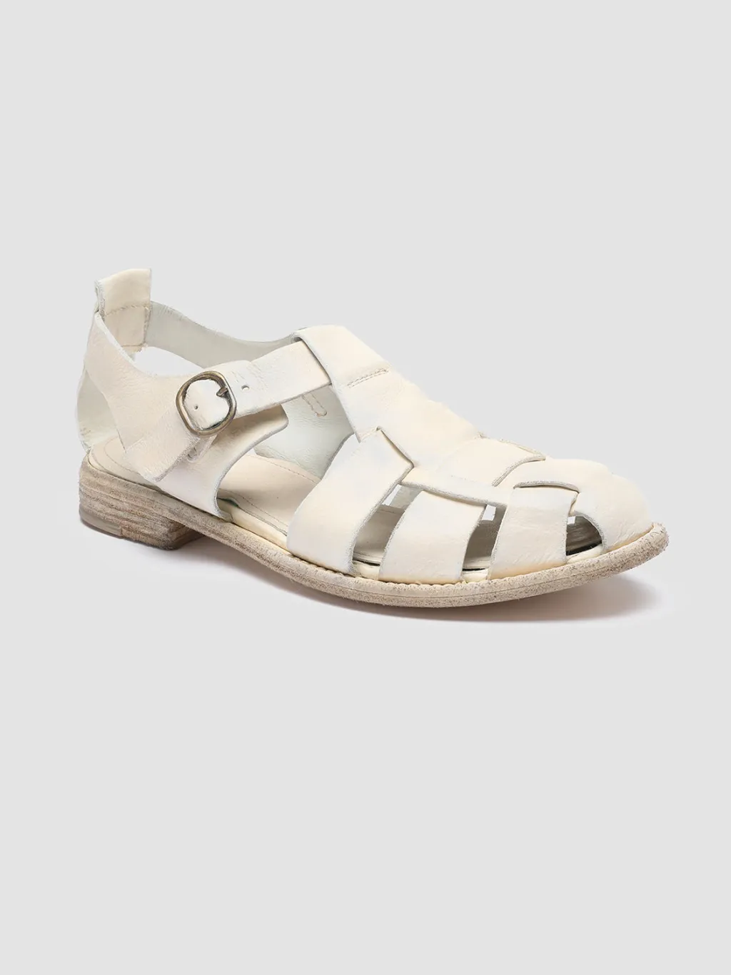 Women Officine Creative LEXIKON 536 - White Leather Sandals