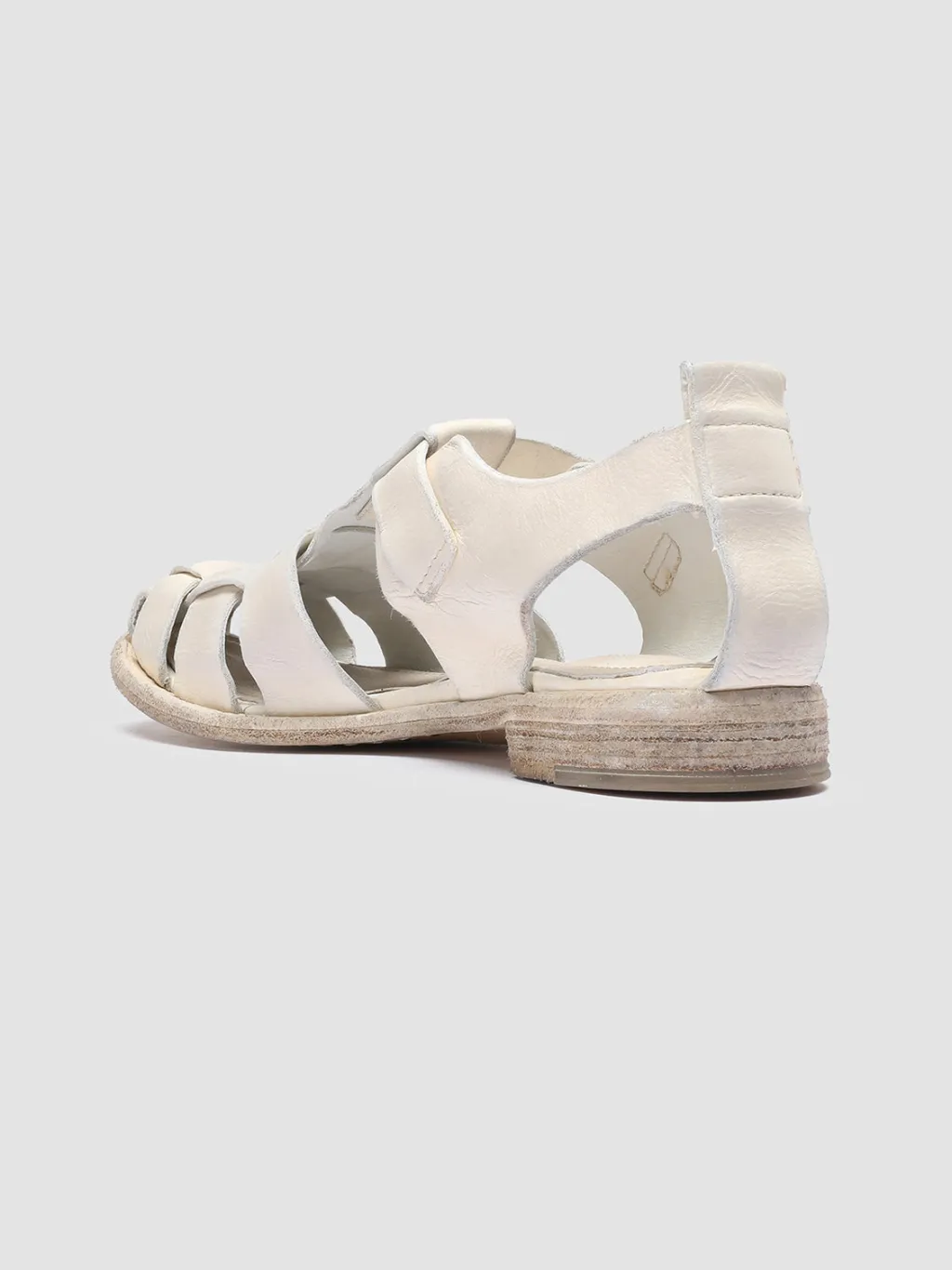 Women Officine Creative LEXIKON 536 - White Leather Sandals