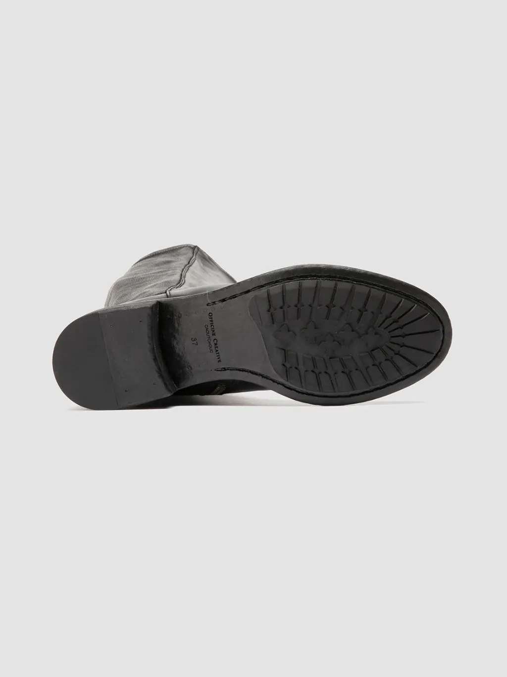 Women Officine Creative LIS 005 - Black Leather Zipped Boots
