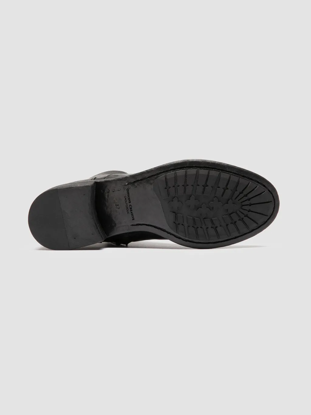 Women Officine Creative LIS 006 - Black Leather Zipped Boots