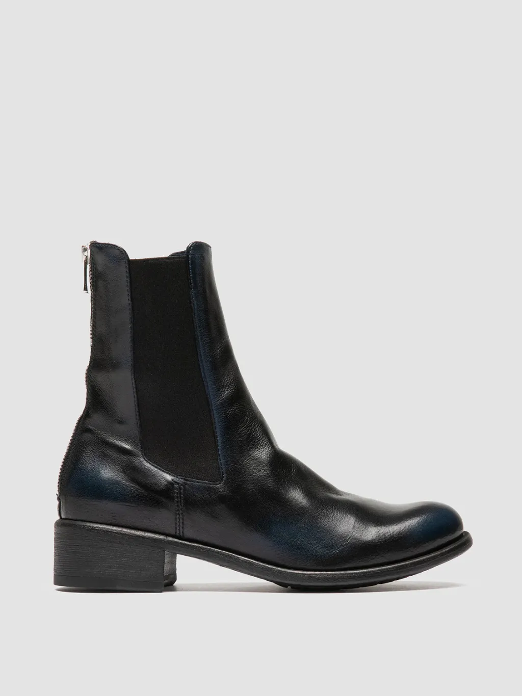 Women Officine Creative LIS 003 - Blue Leather Chelsea Boots