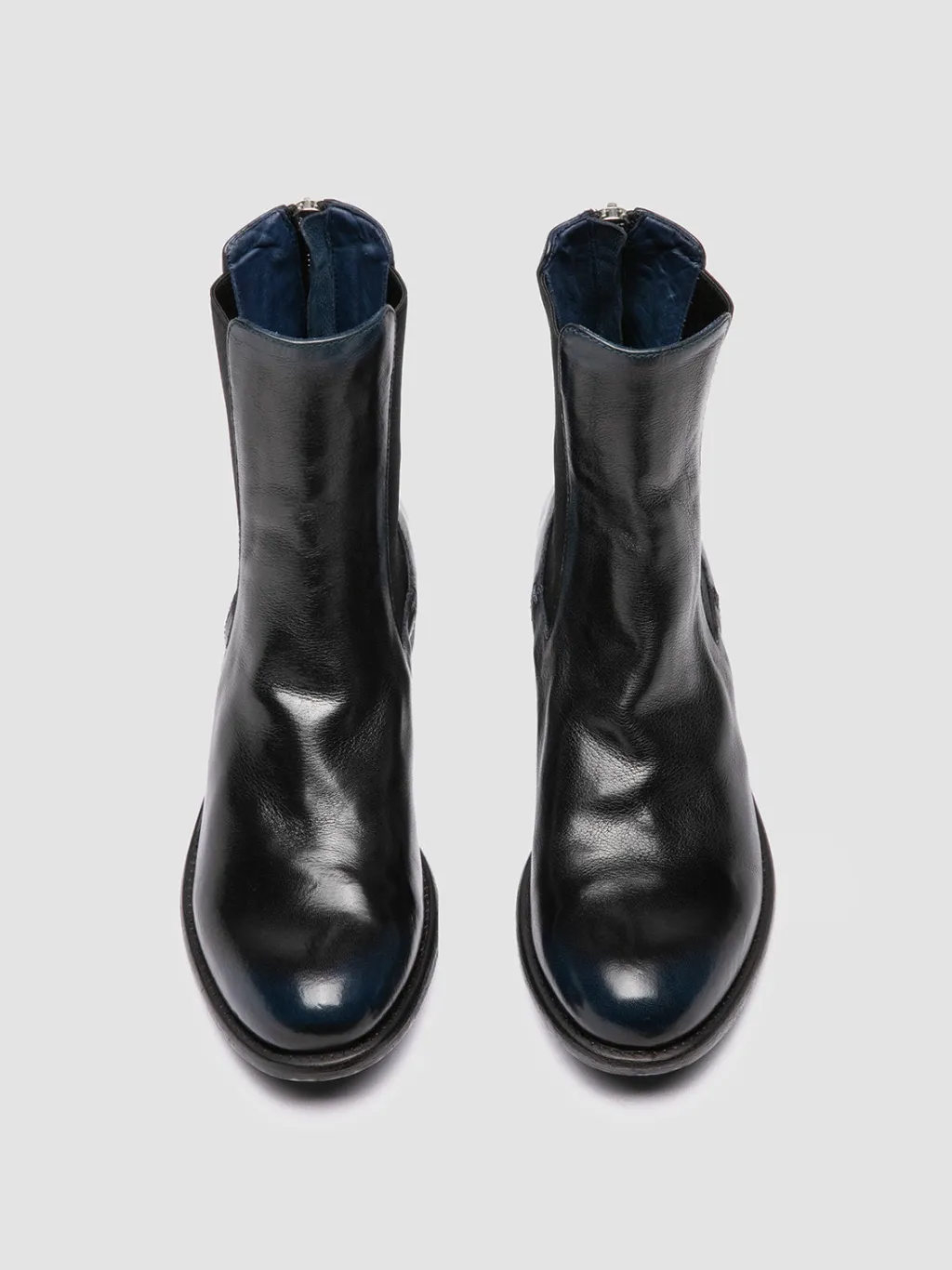 Women Officine Creative LIS 003 - Blue Leather Chelsea Boots