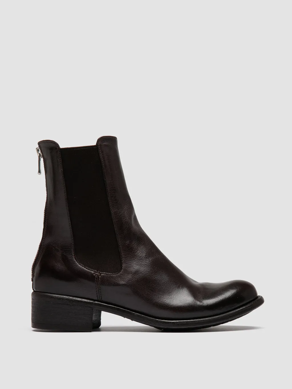 Women Officine Creative LIS 003 - Burgundy Leather Chelsea Boots