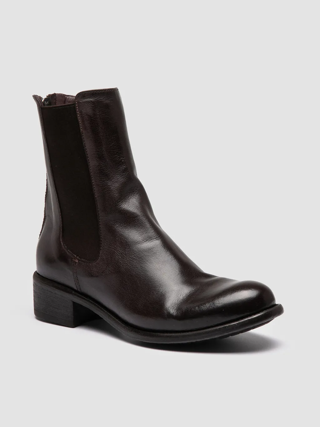 Women Officine Creative LIS 003 - Burgundy Leather Chelsea Boots