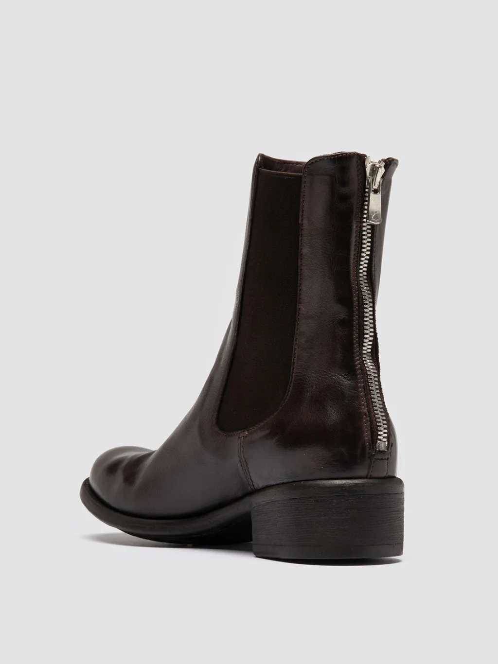 Women Officine Creative LIS 003 - Burgundy Leather Chelsea Boots