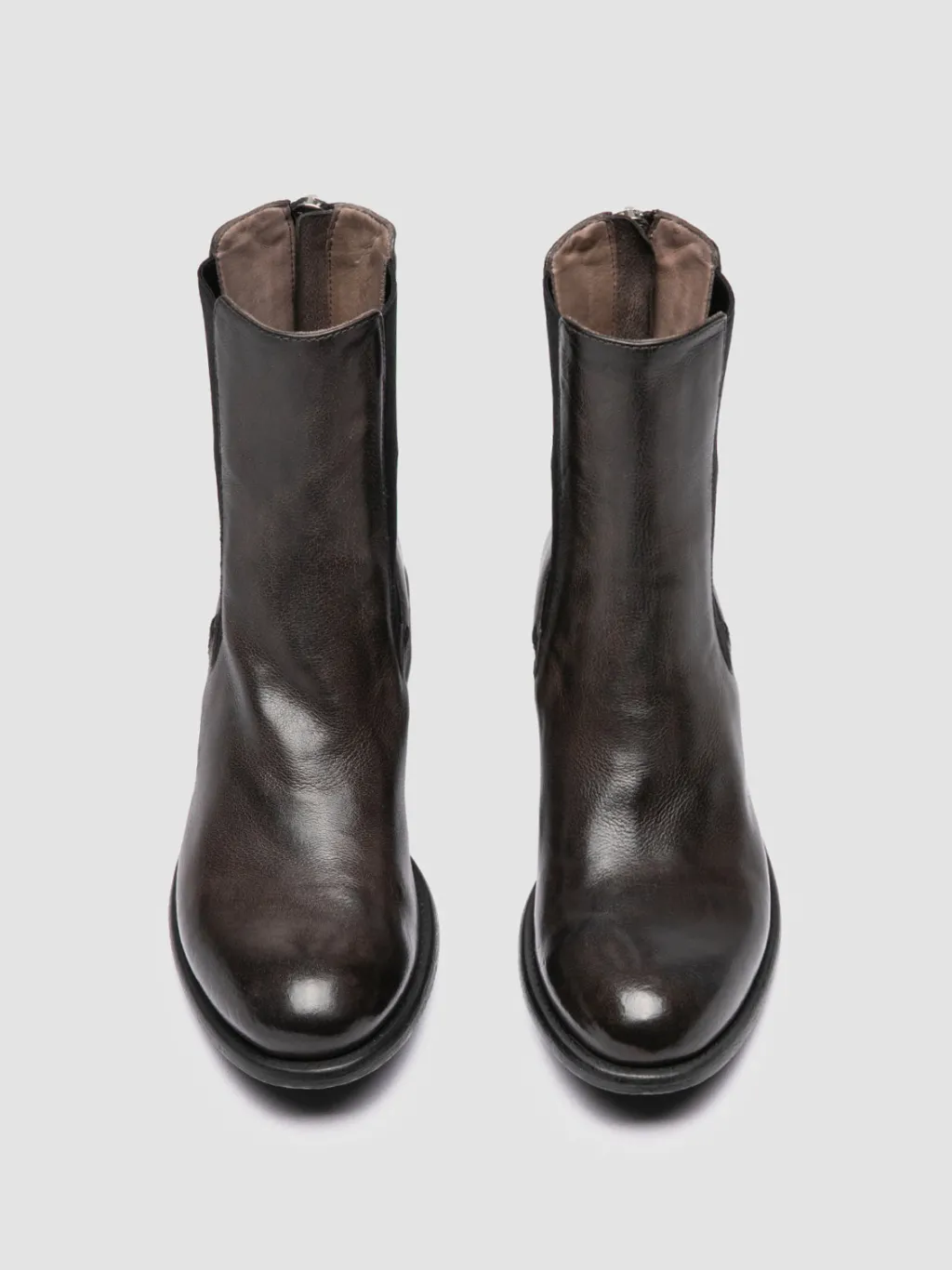 Women Officine Creative LIS 003 - Grey Leather Chelsea Boots