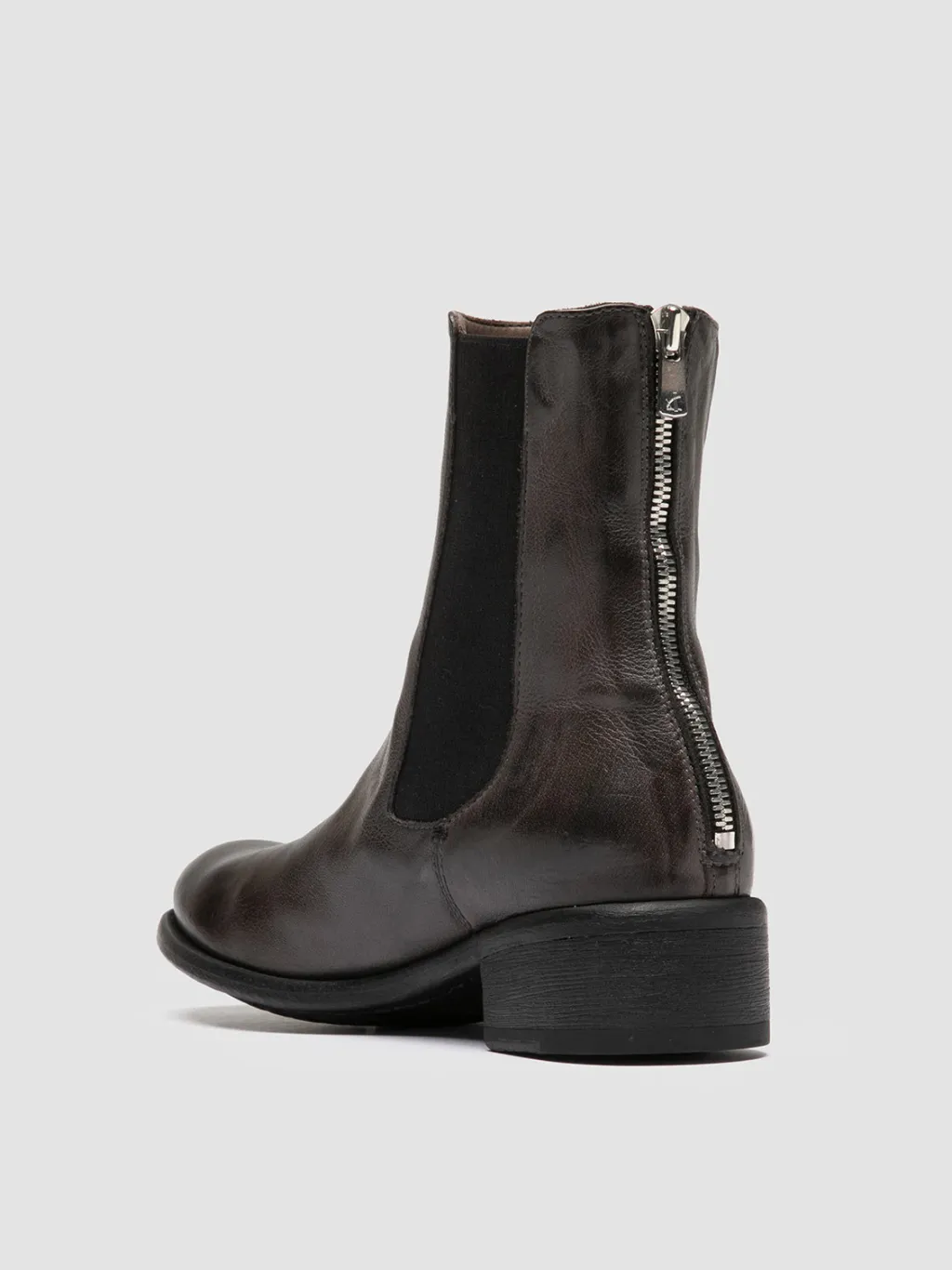 Women Officine Creative LIS 003 - Grey Leather Chelsea Boots