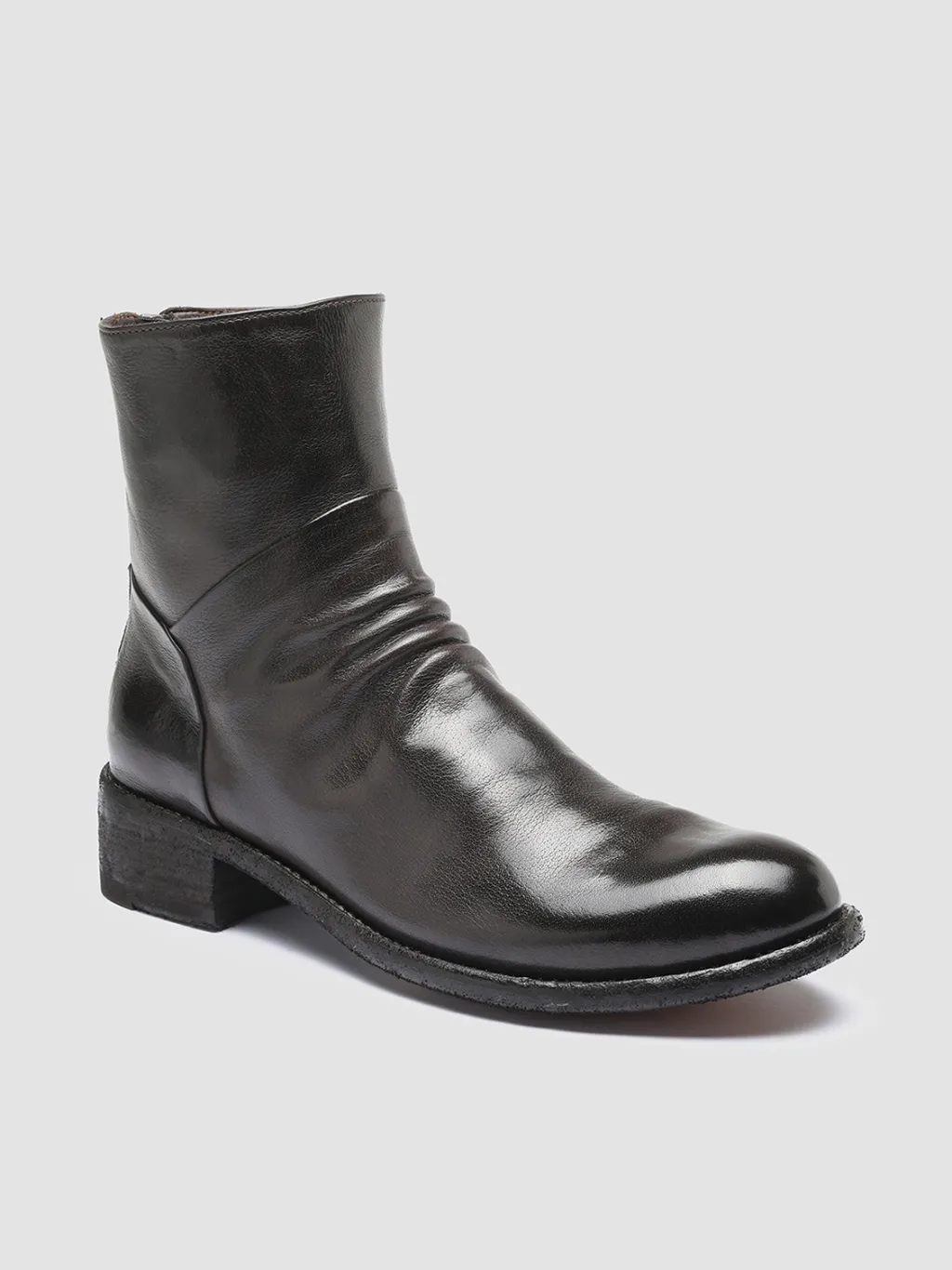 Women Officine Creative LISON 047 - Brown Leather Ankle Boots