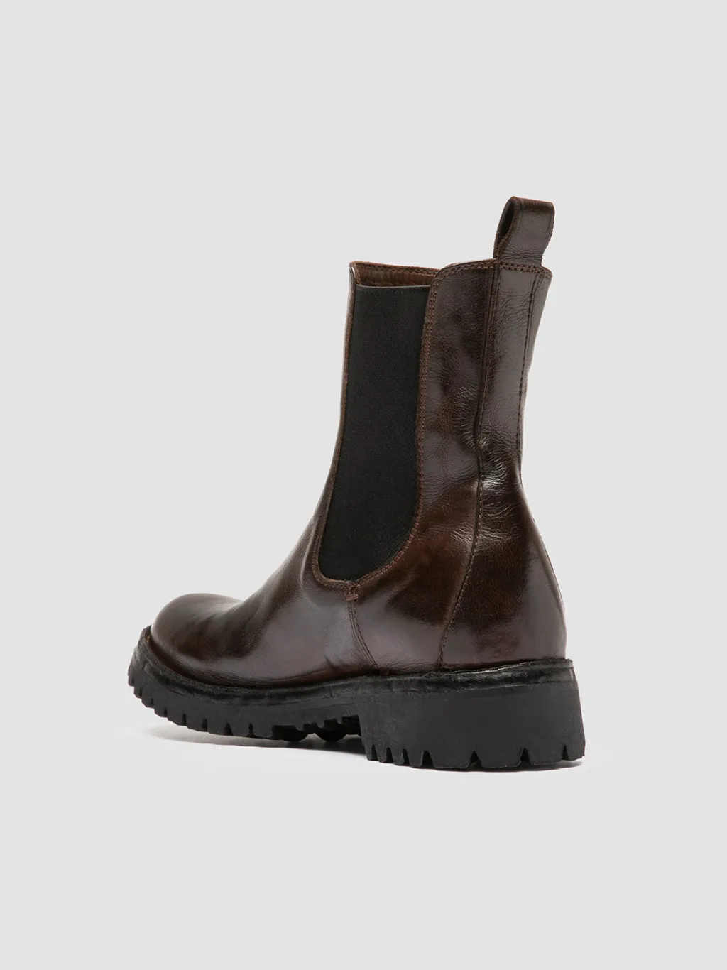 Women Officine Creative LORAINE 004 - Brown Leather Chelsea Boots