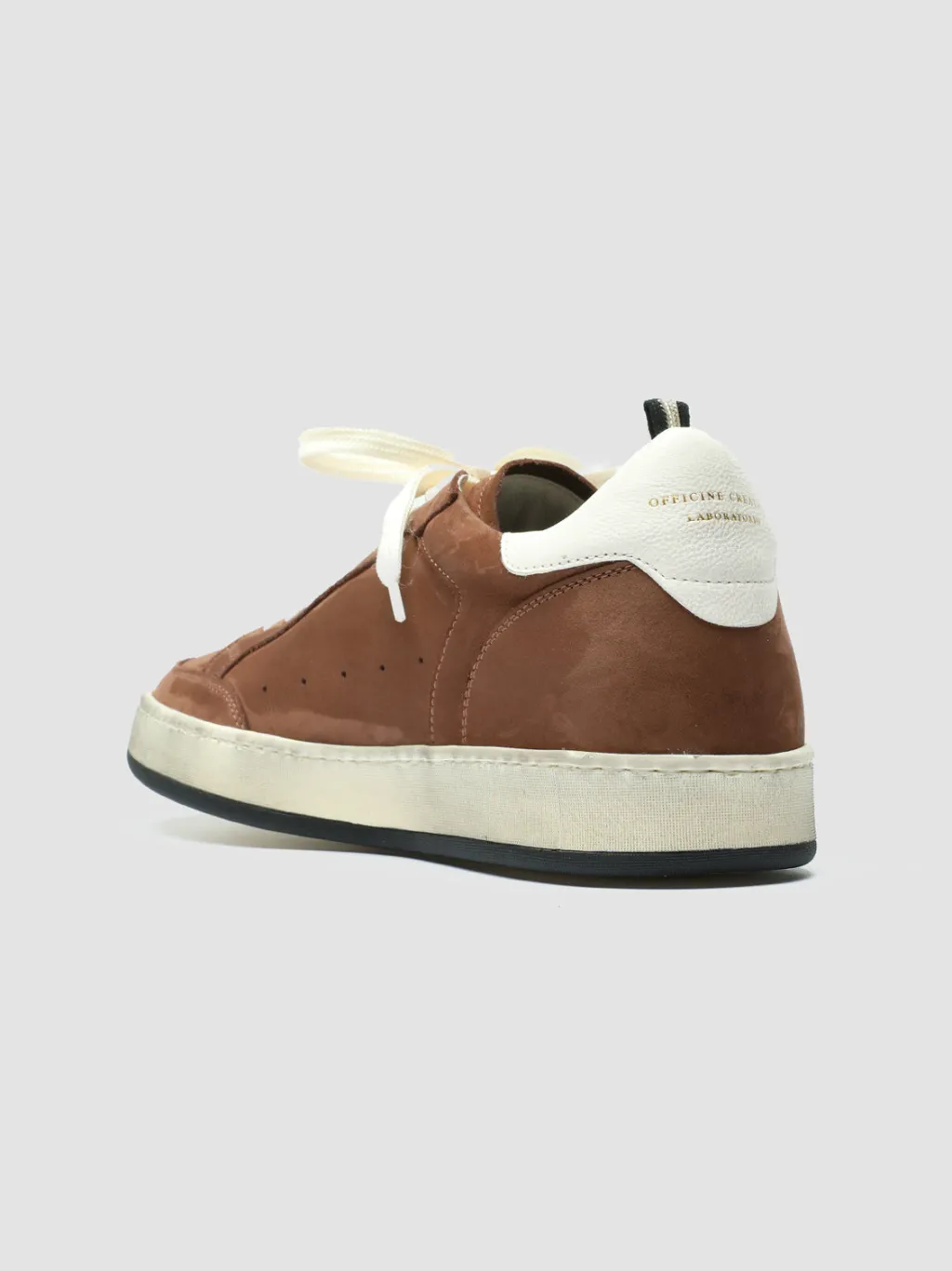Officine Creative MAGIC 002 - Brown Nabuk Low Top Sneakers