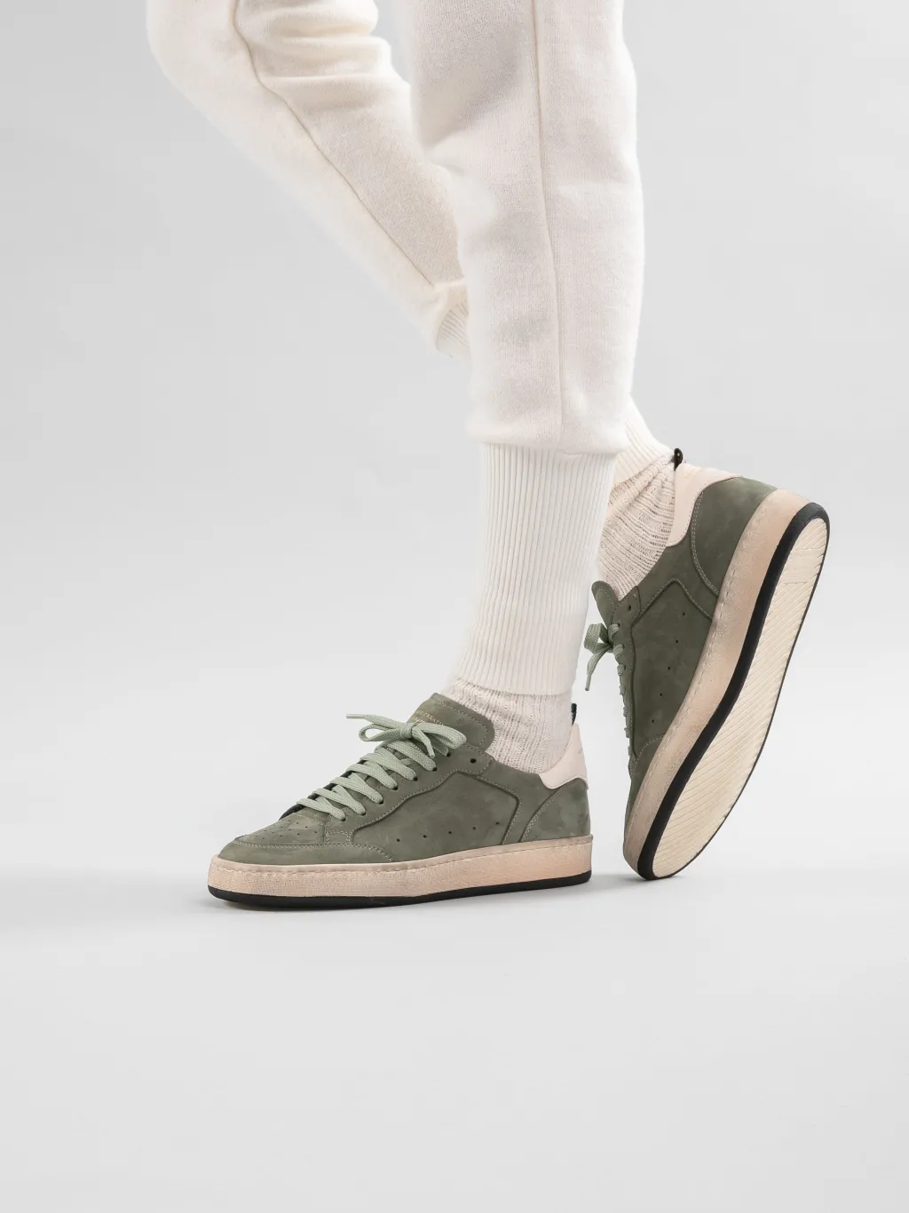 Women Officine Creative MAGIC 102 - Brown Suede And Leather Low Top Sneakers