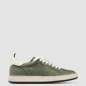 Officine Creative MAGIC 002 - Green Nubuk Low Top Sneakers