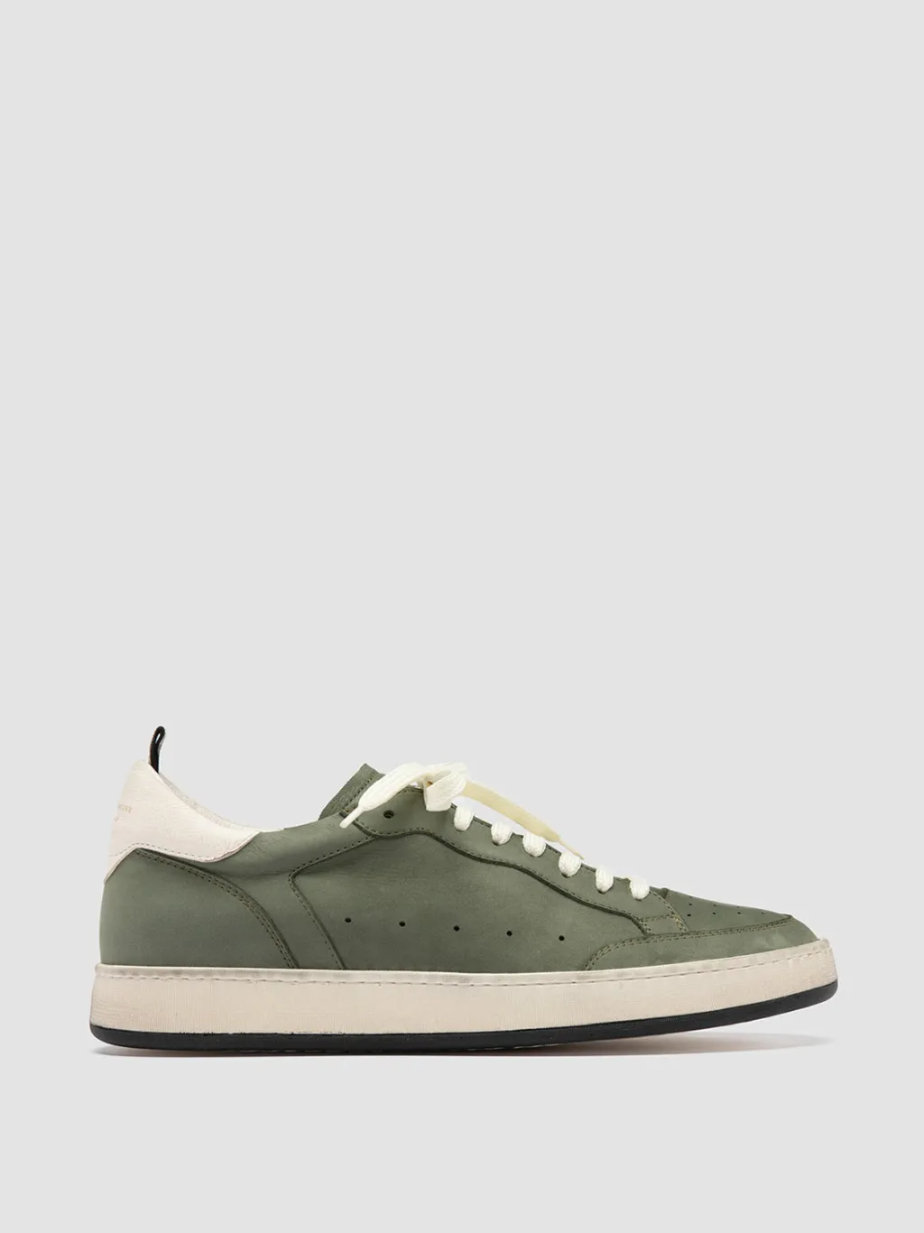 Officine Creative MAGIC 002 - Green Nubuk Low Top Sneakers