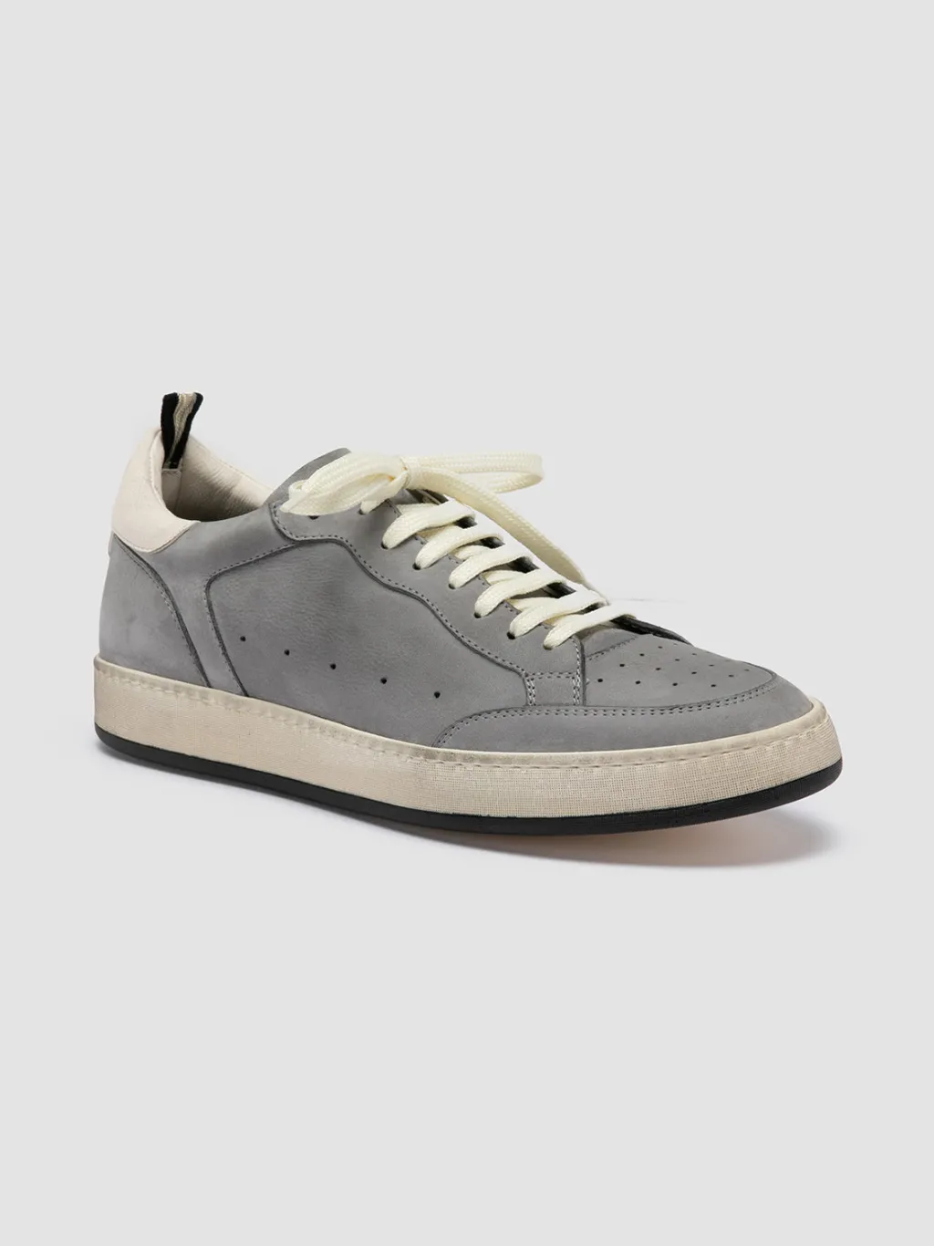 Officine Creative MAGIC 002 - Grey Nubuck Low Top Sneakers