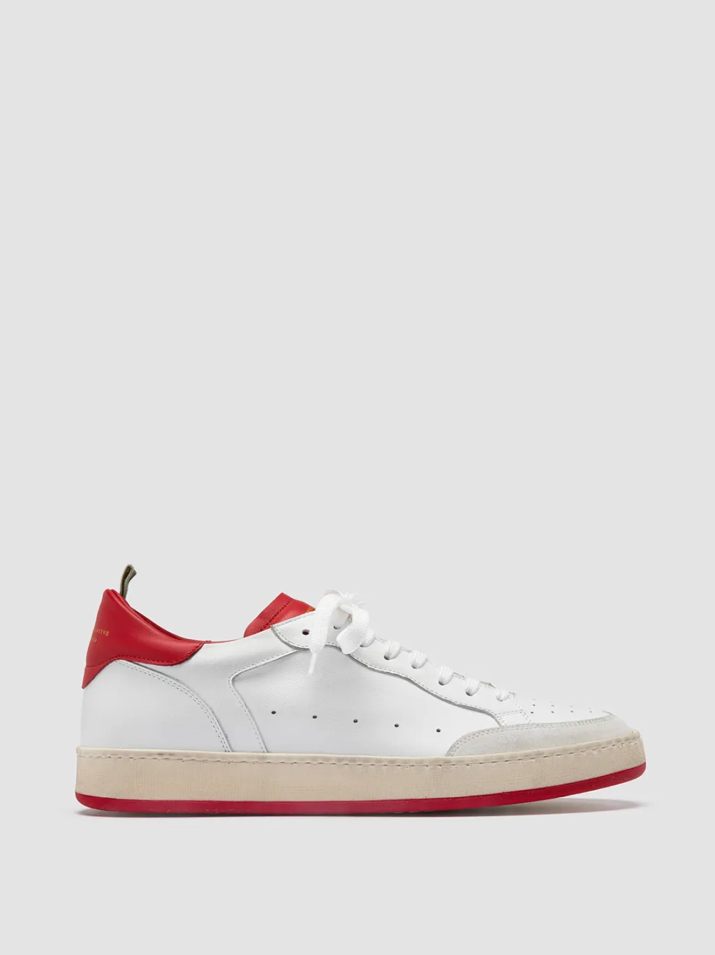 Officine Creative MAGIC 008 - White Leather And Suede Low Top Sneakers
