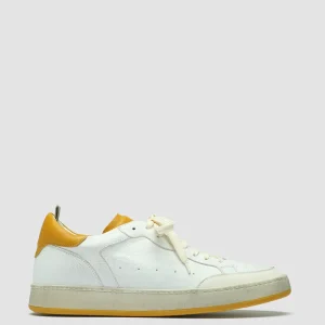 Officine Creative MAGIC 001 - White Leather And Suede Low Top Sneakers