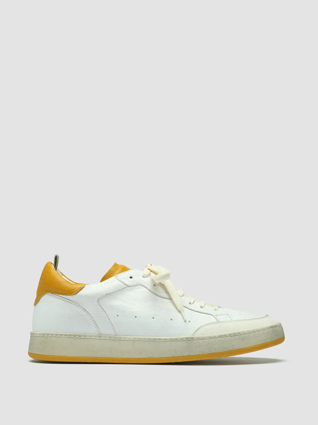 Officine Creative MAGIC 001 - White Leather And Suede Low Top Sneakers