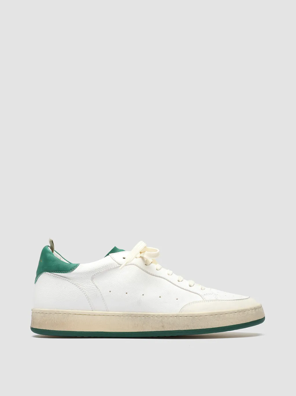 Officine Creative MAGIC 001 - White Leather And Suede Low Top Sneakers