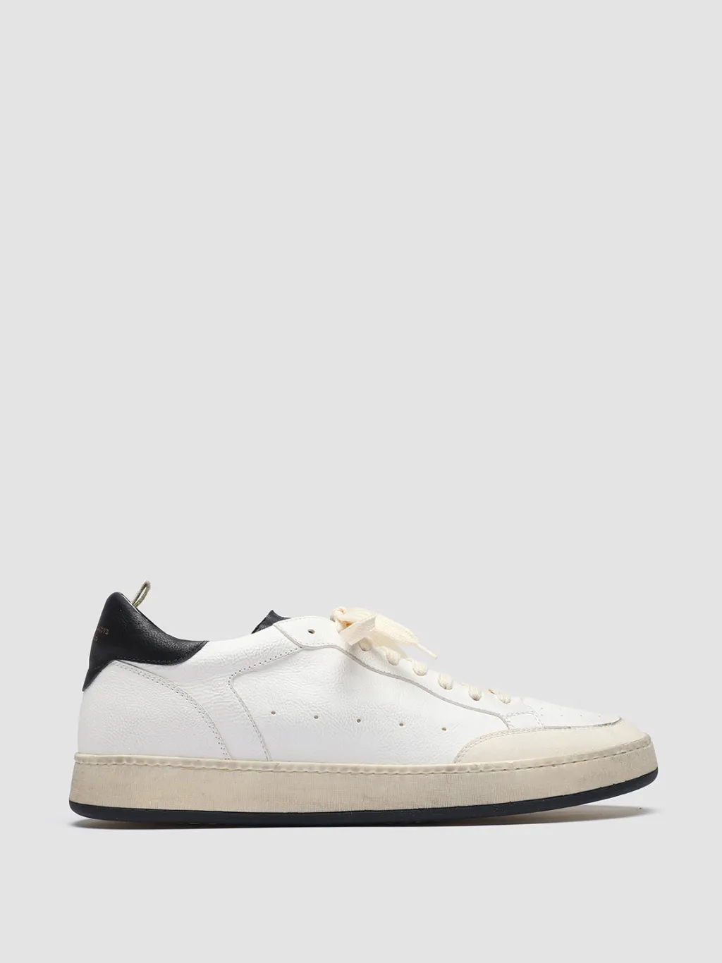 Officine Creative MAGIC 001 - White Leather And Suede Low Top Sneakers