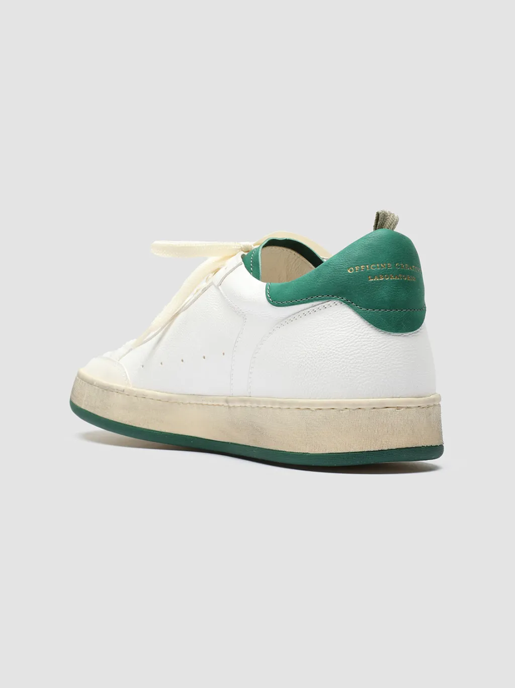 Officine Creative MAGIC 001 - White Leather And Suede Low Top Sneakers